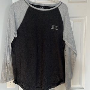 Vineyard Vines Longsleeve Cotton Baseball Tee